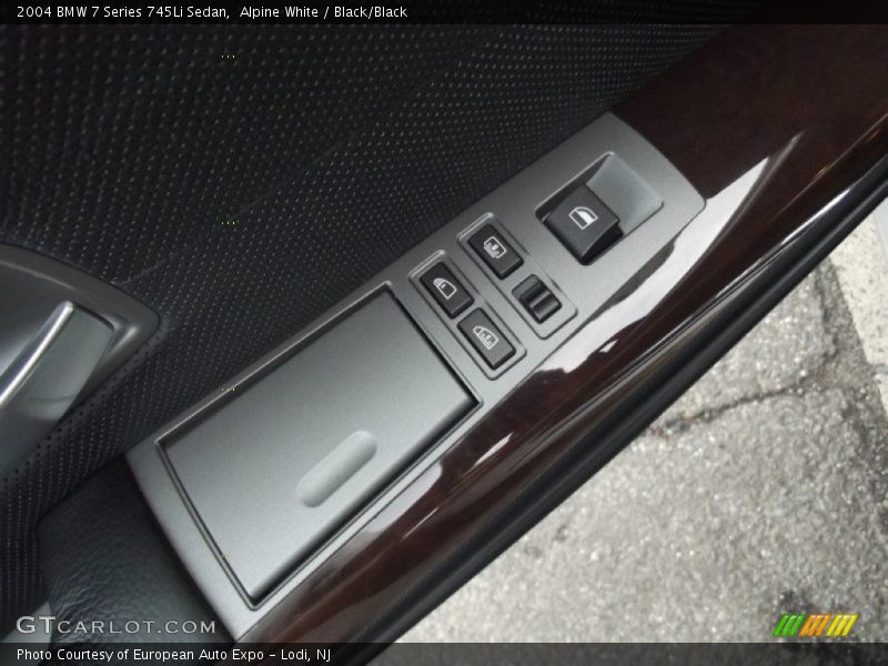 Alpine White / Black/Black 2004 BMW 7 Series 745Li Sedan