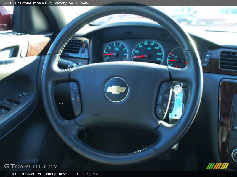 Victory Red / Ebony 2013 Chevrolet Impala LTZ