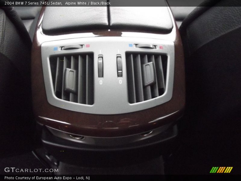 Alpine White / Black/Black 2004 BMW 7 Series 745Li Sedan