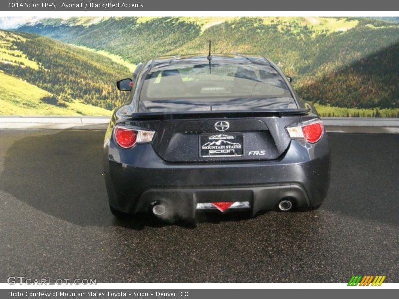 Asphalt / Black/Red Accents 2014 Scion FR-S