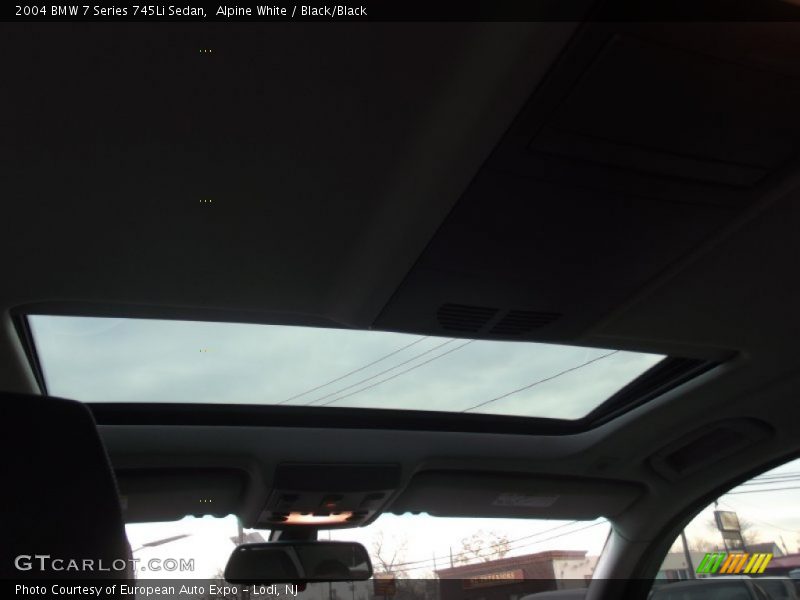 Alpine White / Black/Black 2004 BMW 7 Series 745Li Sedan
