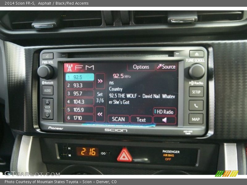 Asphalt / Black/Red Accents 2014 Scion FR-S