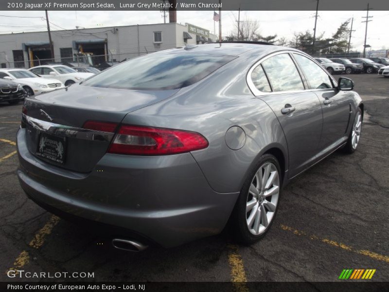 Lunar Grey Metallic / Warm Charcoal 2010 Jaguar XF Premium Sport Sedan