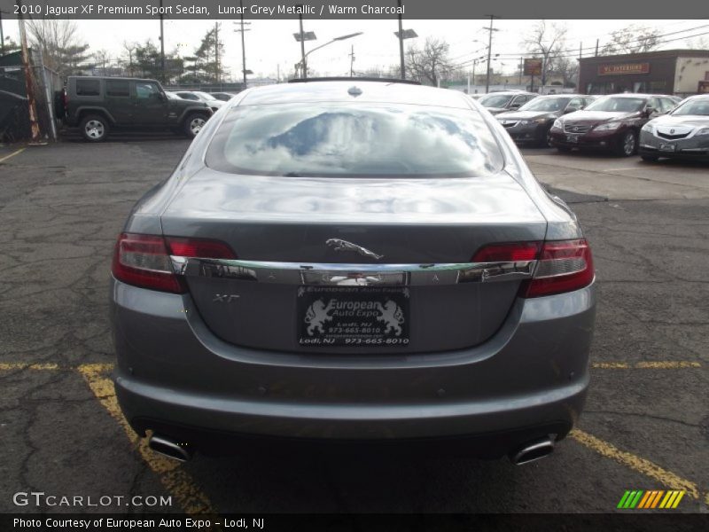 Lunar Grey Metallic / Warm Charcoal 2010 Jaguar XF Premium Sport Sedan