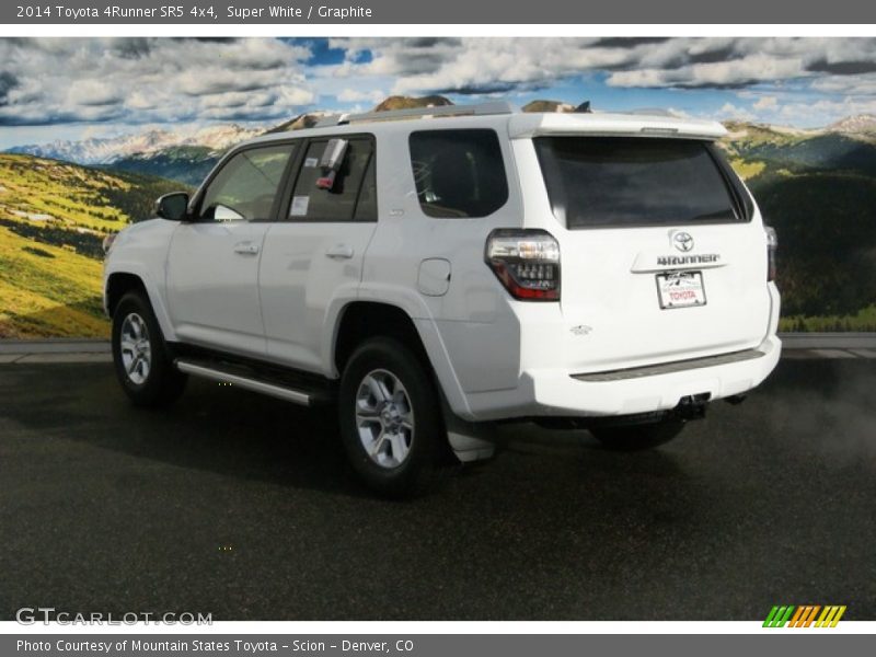 Super White / Graphite 2014 Toyota 4Runner SR5 4x4