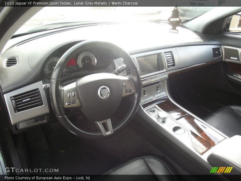 Lunar Grey Metallic / Warm Charcoal 2010 Jaguar XF Premium Sport Sedan