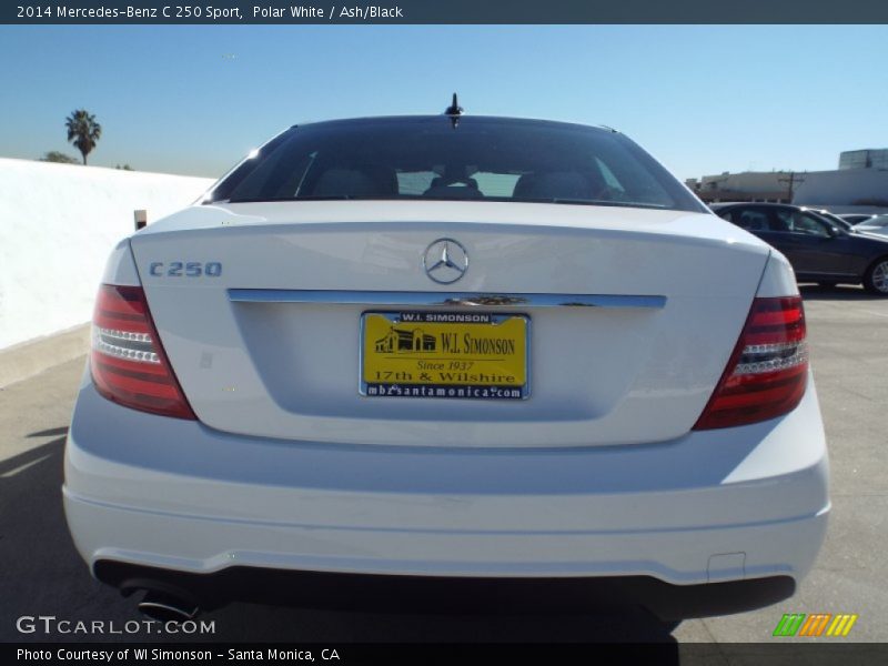 Polar White / Ash/Black 2014 Mercedes-Benz C 250 Sport
