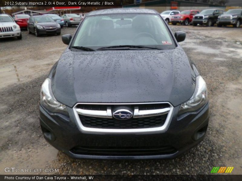 Dark Gray Metallic / Black 2012 Subaru Impreza 2.0i 4 Door