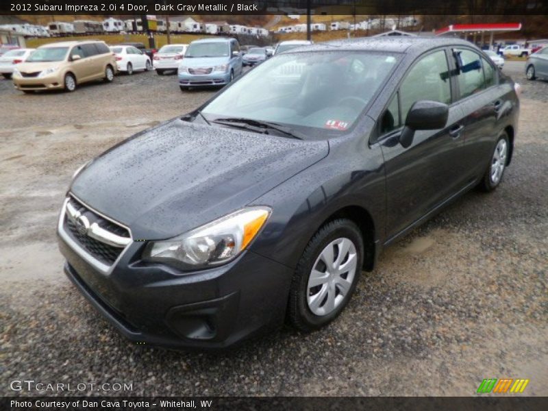 Dark Gray Metallic / Black 2012 Subaru Impreza 2.0i 4 Door