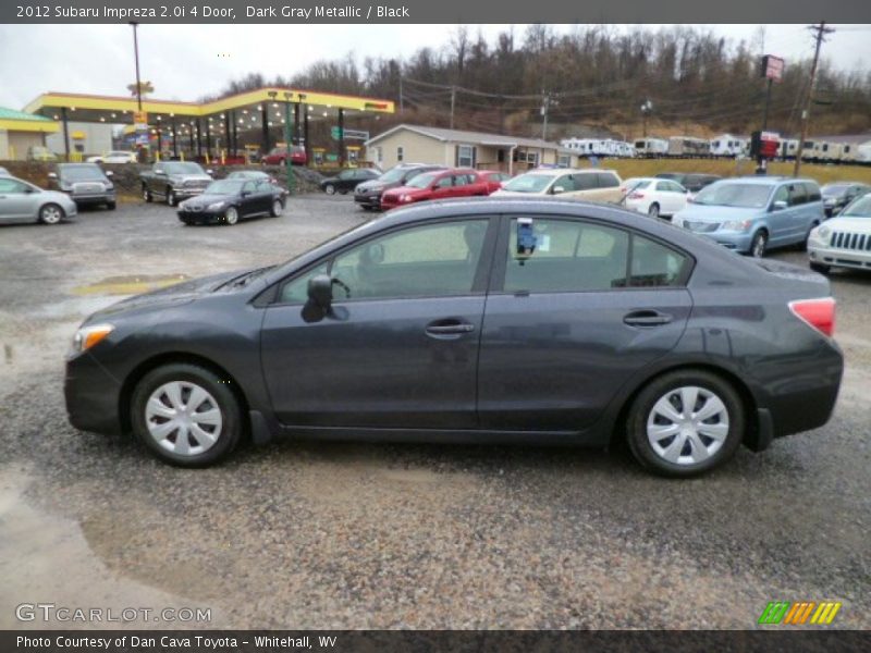 Dark Gray Metallic / Black 2012 Subaru Impreza 2.0i 4 Door
