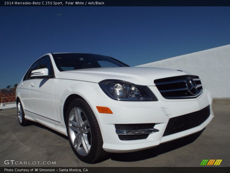 Polar White / Ash/Black 2014 Mercedes-Benz C 250 Sport