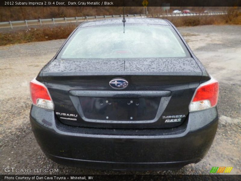 Dark Gray Metallic / Black 2012 Subaru Impreza 2.0i 4 Door