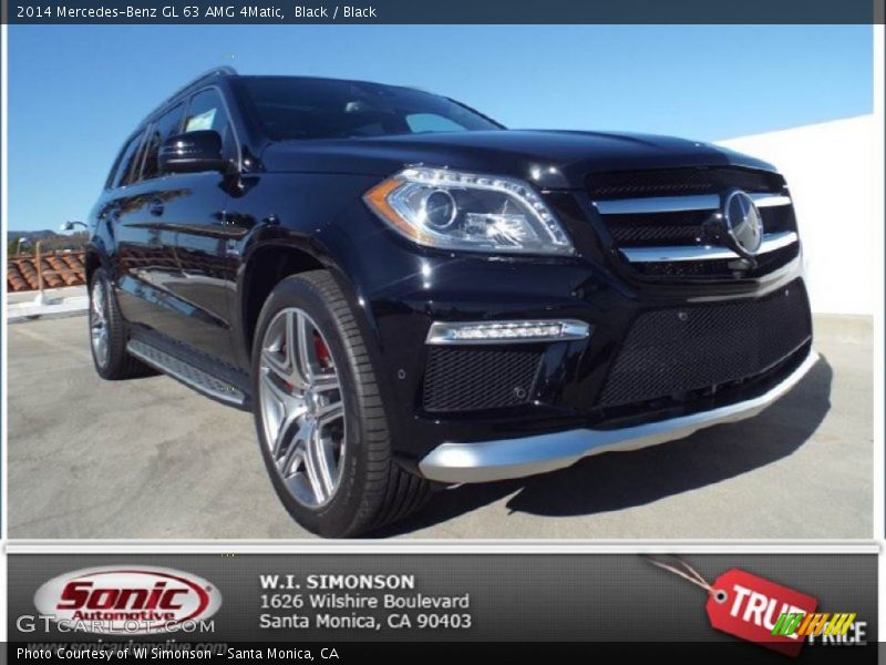 Black / Black 2014 Mercedes-Benz GL 63 AMG 4Matic