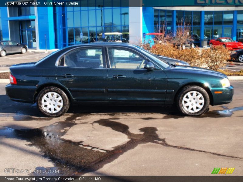 Olive Green / Beige 2004 Kia Optima LX
