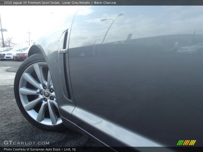 Lunar Grey Metallic / Warm Charcoal 2010 Jaguar XF Premium Sport Sedan
