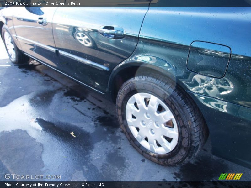 Olive Green / Beige 2004 Kia Optima LX