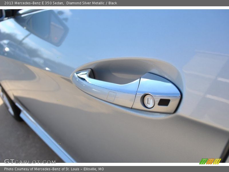 Diamond Silver Metallic / Black 2013 Mercedes-Benz E 350 Sedan