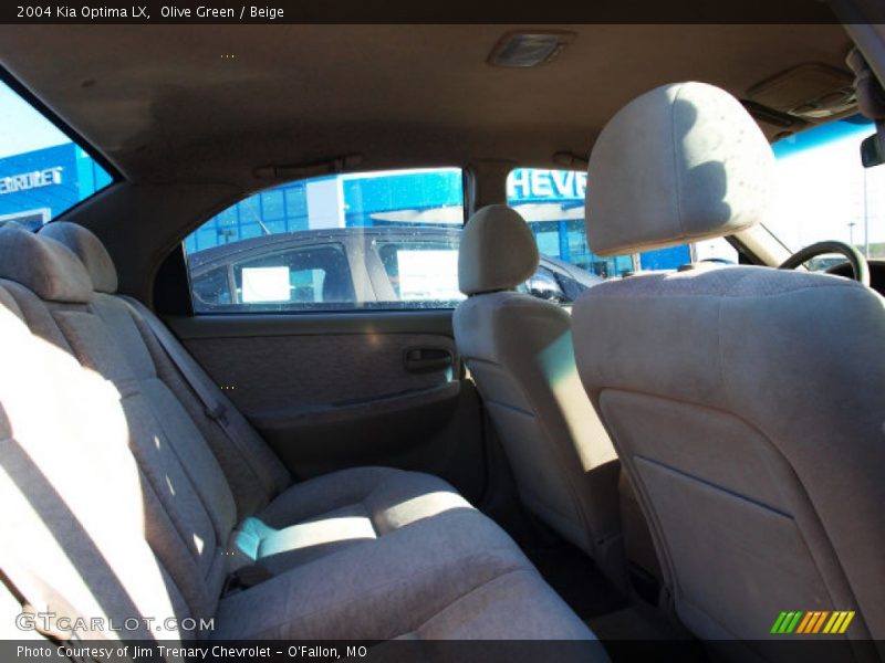 Olive Green / Beige 2004 Kia Optima LX