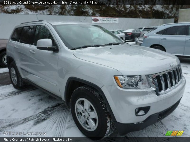 Bright Silver Metallic / Black 2011 Jeep Grand Cherokee Laredo 4x4