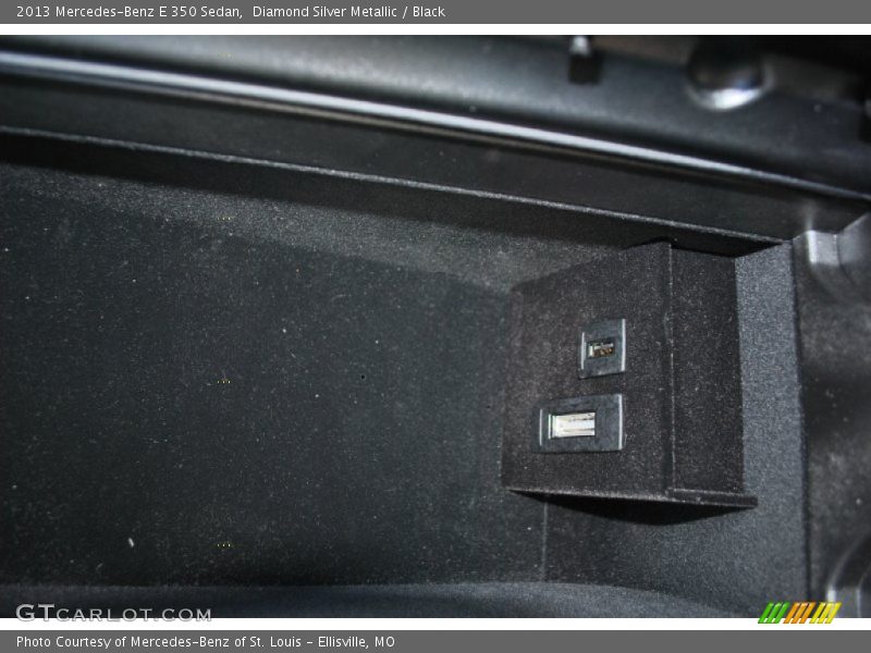 Diamond Silver Metallic / Black 2013 Mercedes-Benz E 350 Sedan