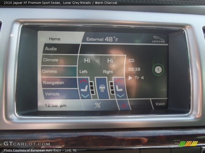 Lunar Grey Metallic / Warm Charcoal 2010 Jaguar XF Premium Sport Sedan