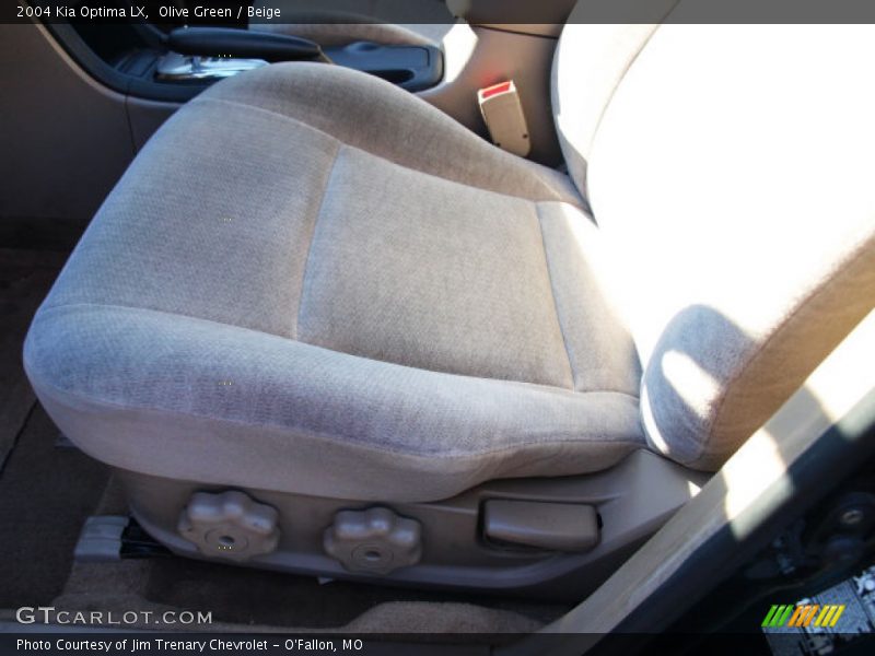 Olive Green / Beige 2004 Kia Optima LX