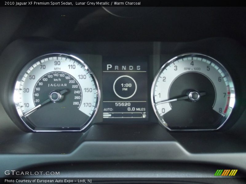 Lunar Grey Metallic / Warm Charcoal 2010 Jaguar XF Premium Sport Sedan