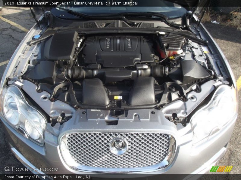 Lunar Grey Metallic / Warm Charcoal 2010 Jaguar XF Premium Sport Sedan