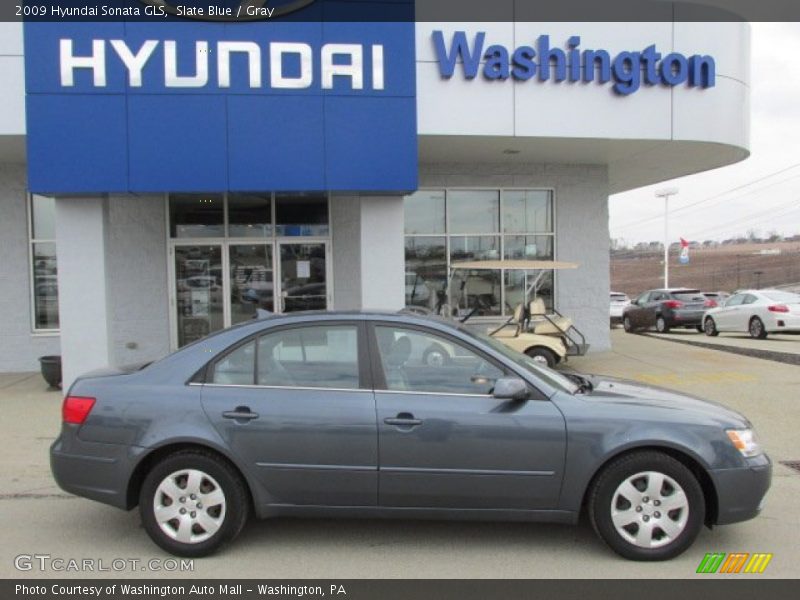 Slate Blue / Gray 2009 Hyundai Sonata GLS