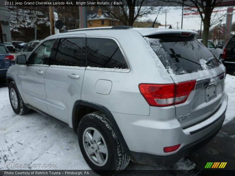 Bright Silver Metallic / Black 2011 Jeep Grand Cherokee Laredo 4x4