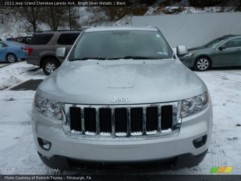 Bright Silver Metallic / Black 2011 Jeep Grand Cherokee Laredo 4x4