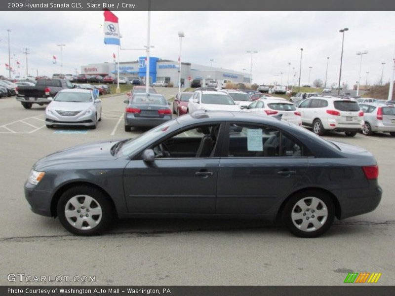 Slate Blue / Gray 2009 Hyundai Sonata GLS