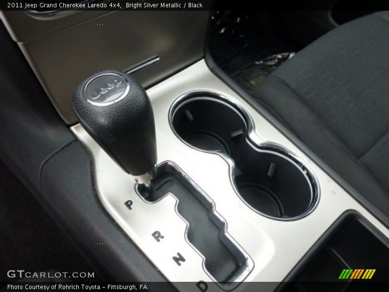 Bright Silver Metallic / Black 2011 Jeep Grand Cherokee Laredo 4x4
