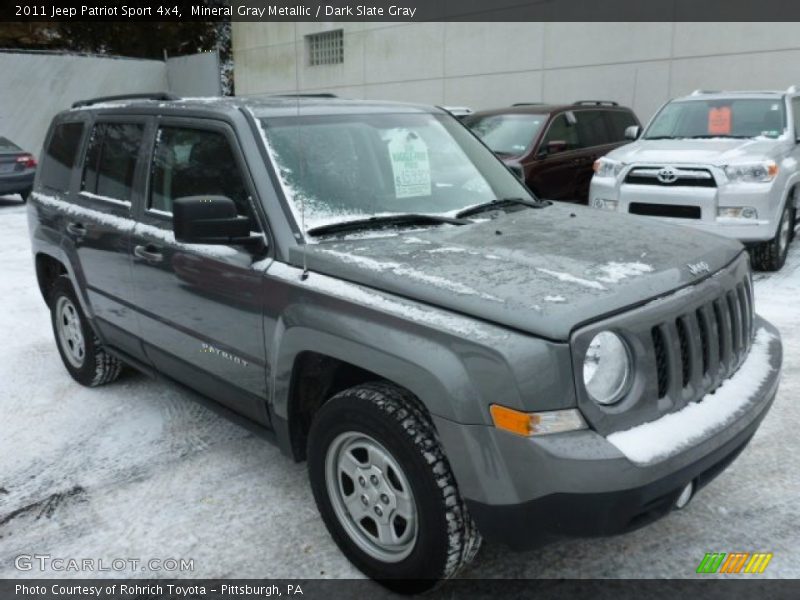 Mineral Gray Metallic / Dark Slate Gray 2011 Jeep Patriot Sport 4x4