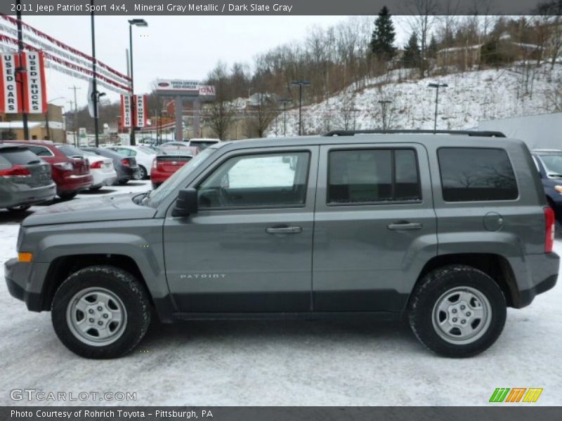 Mineral Gray Metallic / Dark Slate Gray 2011 Jeep Patriot Sport 4x4