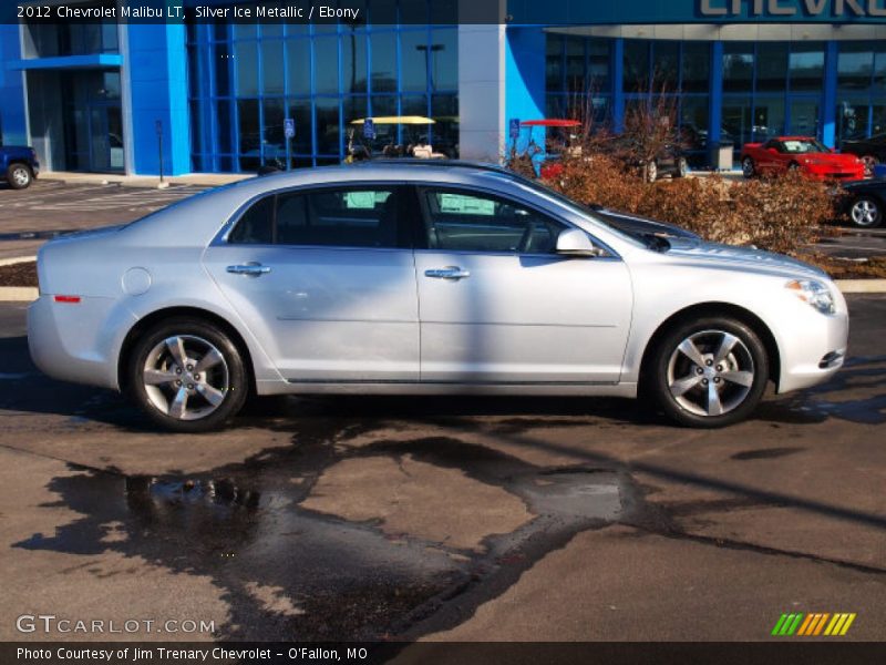 Silver Ice Metallic / Ebony 2012 Chevrolet Malibu LT