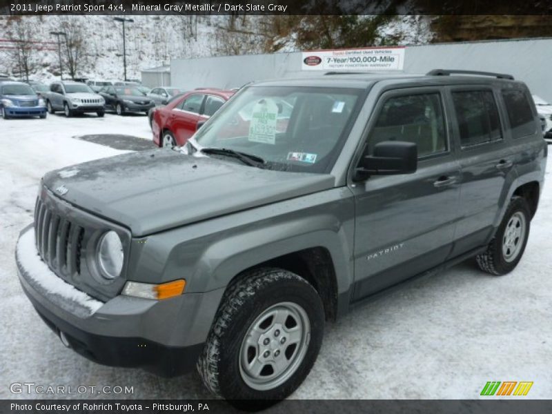 Mineral Gray Metallic / Dark Slate Gray 2011 Jeep Patriot Sport 4x4
