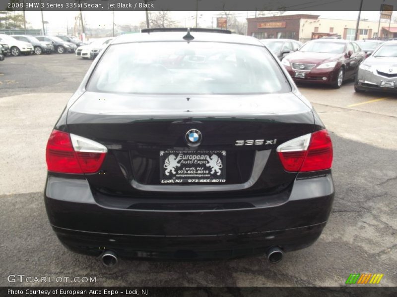Jet Black / Black 2008 BMW 3 Series 335xi Sedan