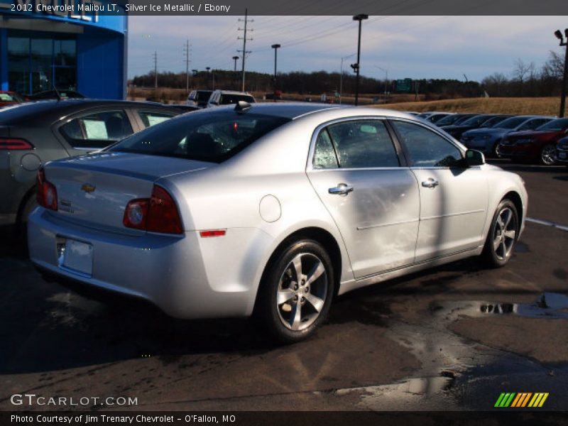 Silver Ice Metallic / Ebony 2012 Chevrolet Malibu LT