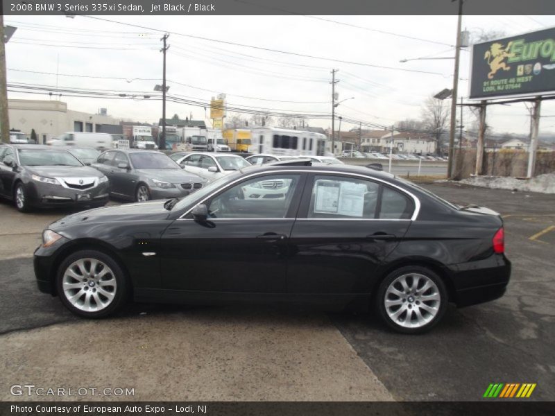 Jet Black / Black 2008 BMW 3 Series 335xi Sedan
