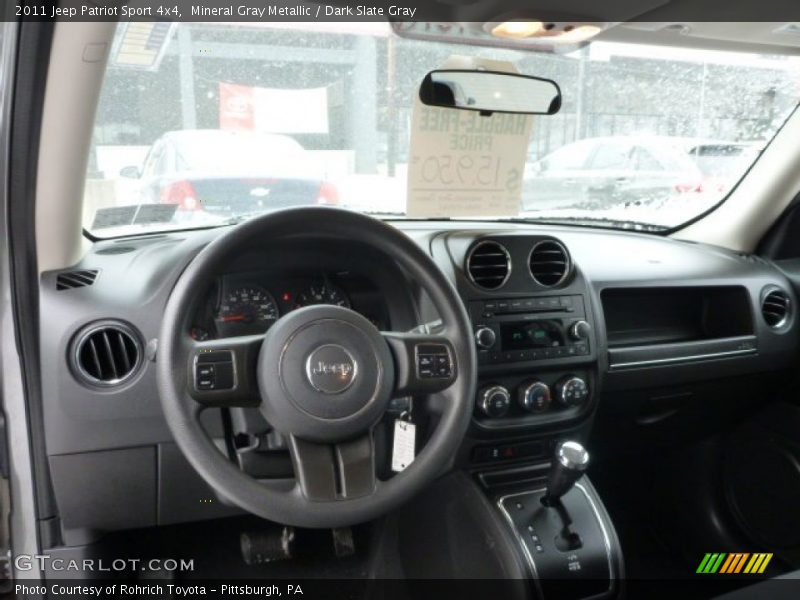 Mineral Gray Metallic / Dark Slate Gray 2011 Jeep Patriot Sport 4x4