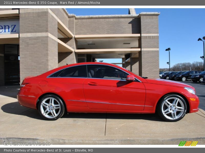 Mars Red / Almond/Mocha 2011 Mercedes-Benz E 350 Coupe