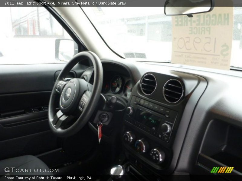 Mineral Gray Metallic / Dark Slate Gray 2011 Jeep Patriot Sport 4x4