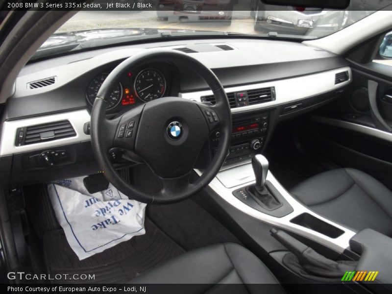 Jet Black / Black 2008 BMW 3 Series 335xi Sedan