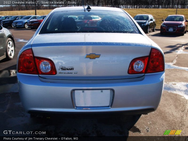 Silver Ice Metallic / Ebony 2012 Chevrolet Malibu LT