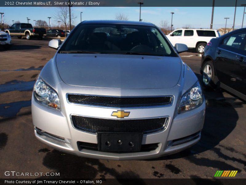 Silver Ice Metallic / Ebony 2012 Chevrolet Malibu LT