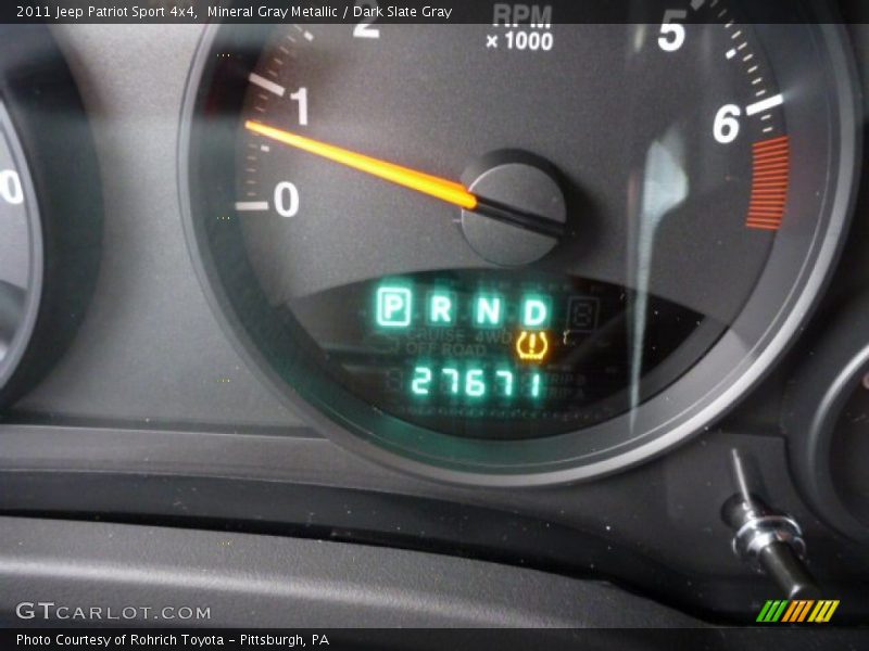 Mineral Gray Metallic / Dark Slate Gray 2011 Jeep Patriot Sport 4x4