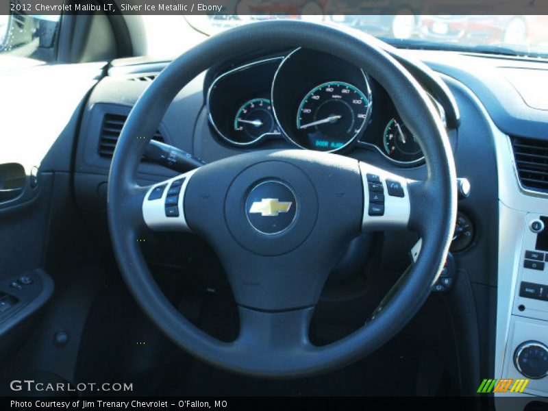 Silver Ice Metallic / Ebony 2012 Chevrolet Malibu LT