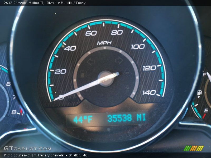 Silver Ice Metallic / Ebony 2012 Chevrolet Malibu LT