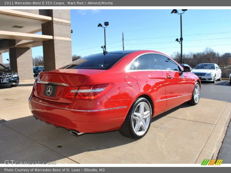 Mars Red / Almond/Mocha 2011 Mercedes-Benz E 350 Coupe